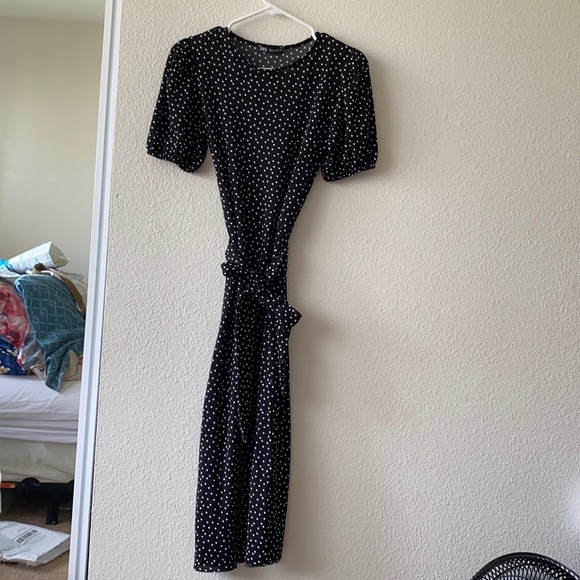 Long dress with polka dots - Picture 3 of 4